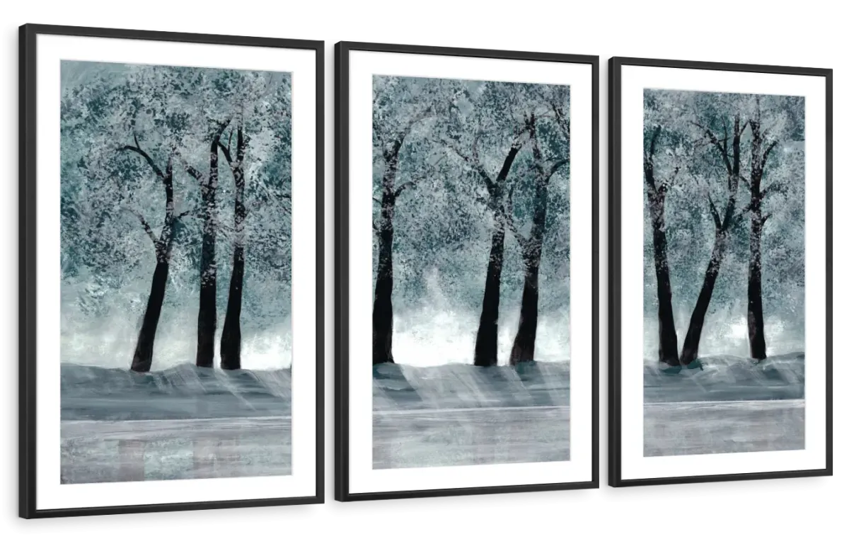 A Blue Forest Wall Art