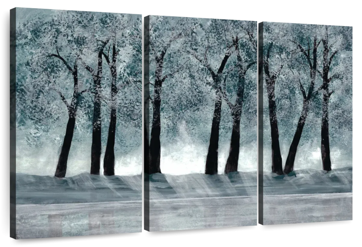 A Blue Forest Wall Art