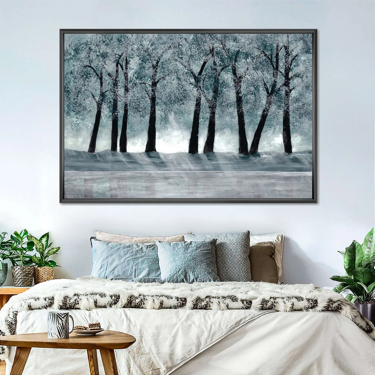 A Blue Forest Wall Art