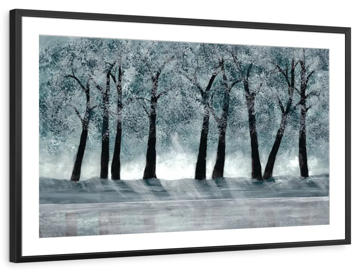 A Blue Forest Wall Art