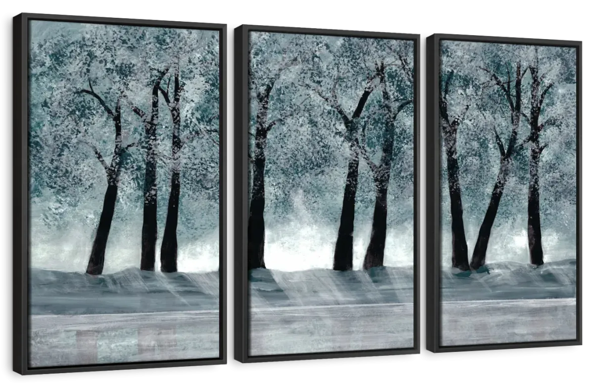 A Blue Forest Wall Art