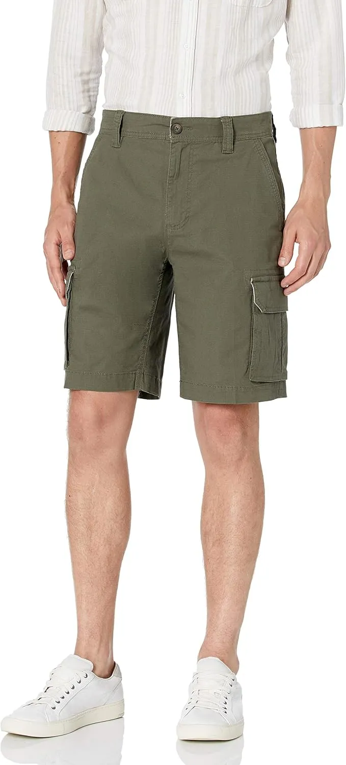 Amazon Essentials Men's 10?? Lightweight Ripstop Stretch Cargo Short