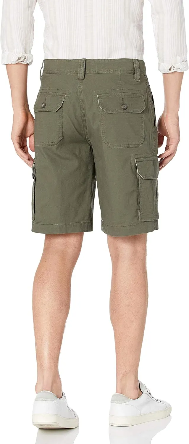 Amazon Essentials Men's 10?? Lightweight Ripstop Stretch Cargo Short