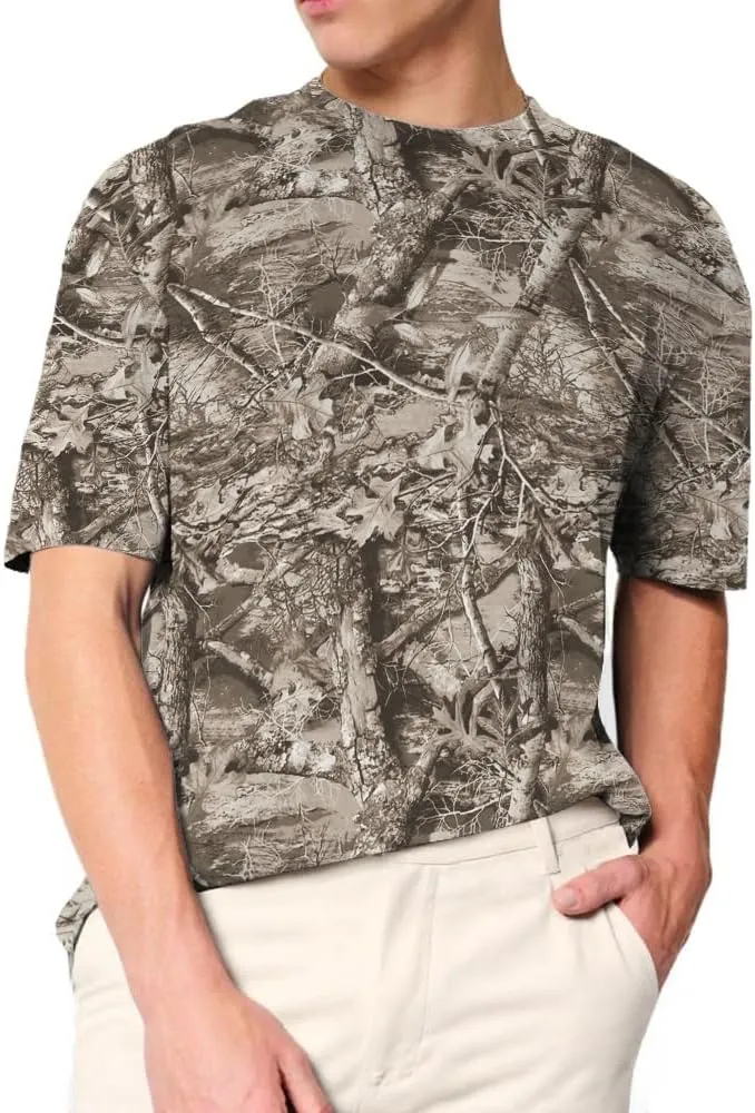 Camo Oversized Shirt Y2k Crewneck Maple Leaf Printed Short Sleeve Unisex Summer Graphic Tees