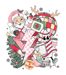Christmas, heat transfer, press and peel