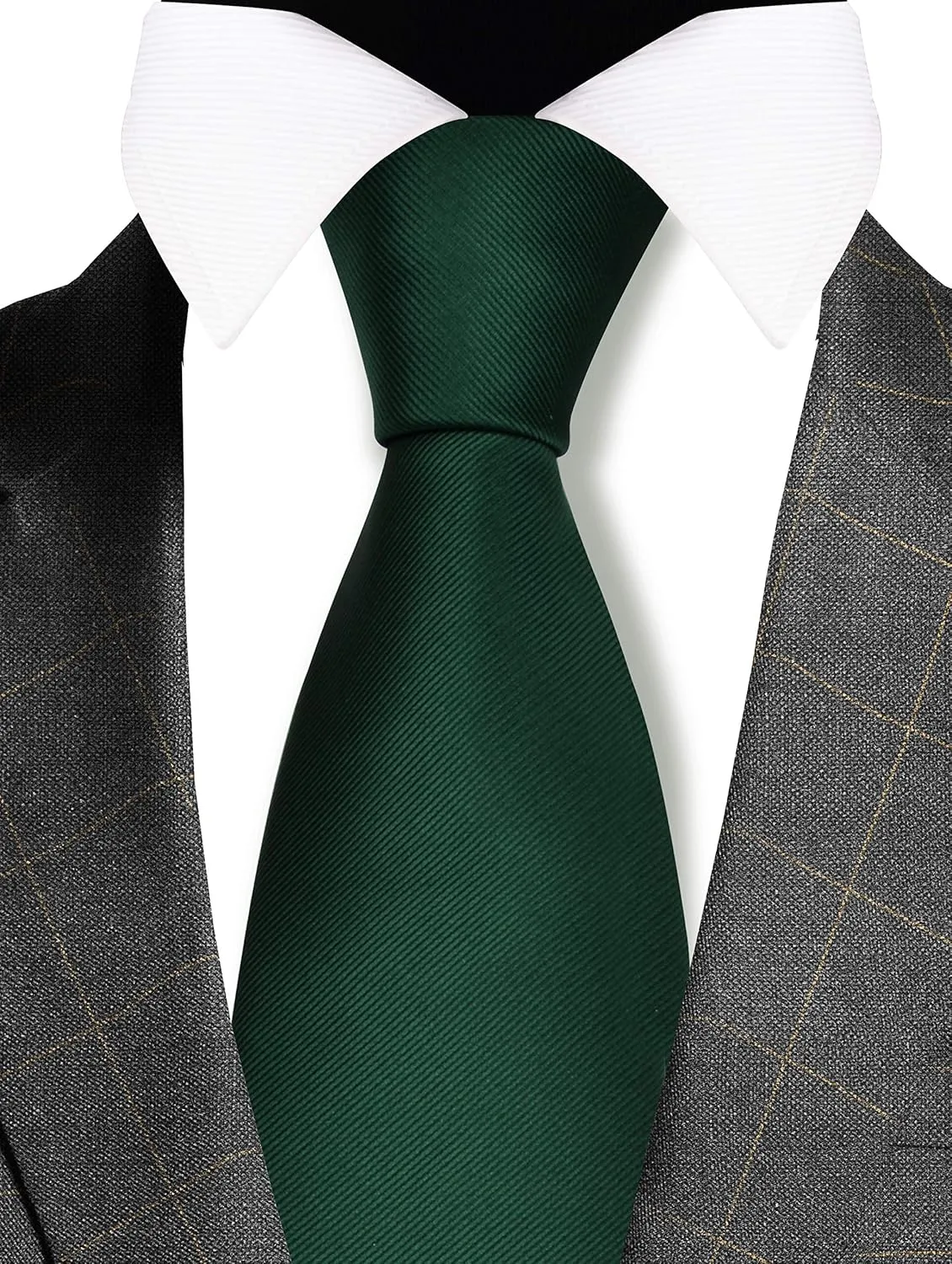 GUSLESON Classic New 3.15"??8cm?? Men's Solid Color Necktie Wedding Business Tie   Gift Box